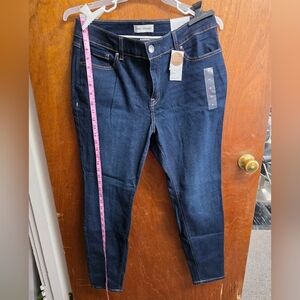 Women’s Dark Blue Stretch Jeans - Denim